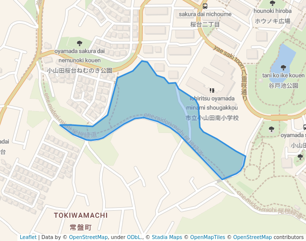 小山田桜台3号緑地