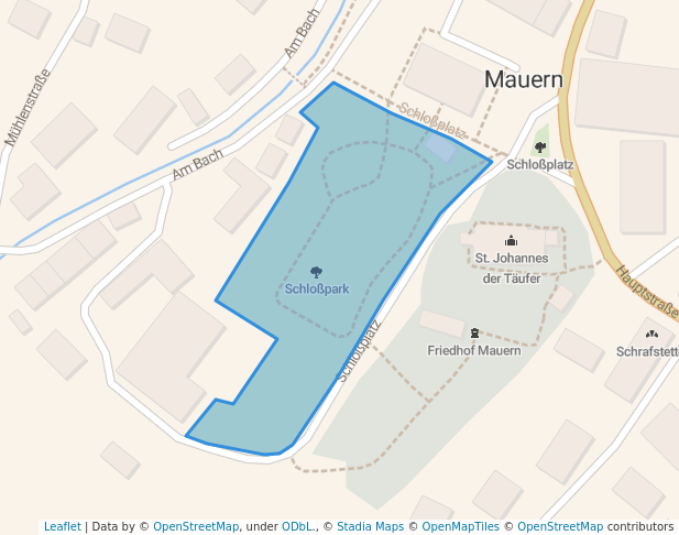 Schloßpark in Mauern | Map and Routes