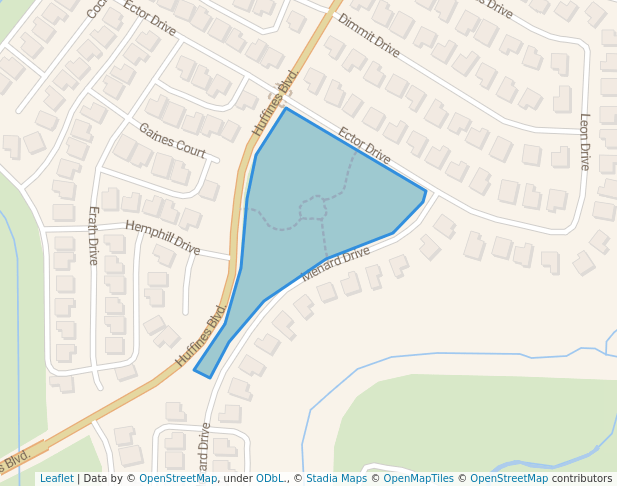 walking in Cedar Elm Park map in Carrollton