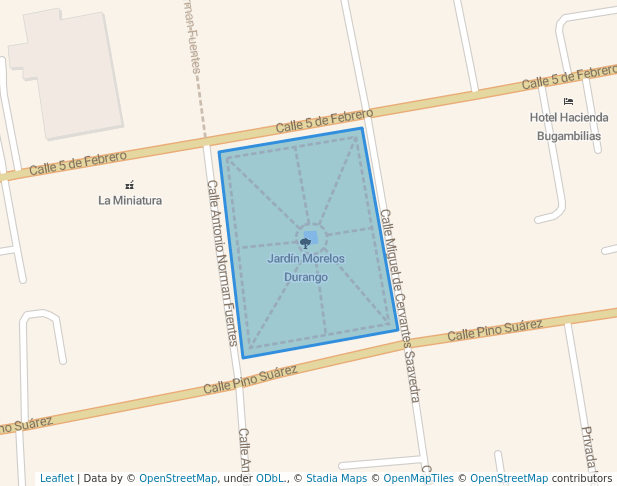 Jardín Morelos Durango