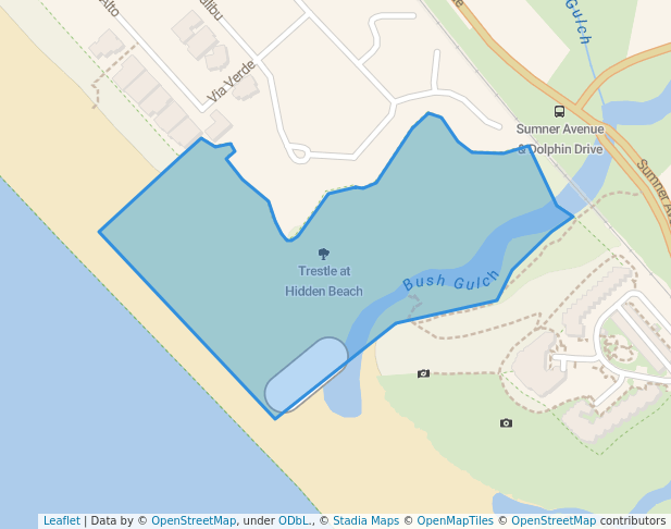 Trestle at Hidden Beach