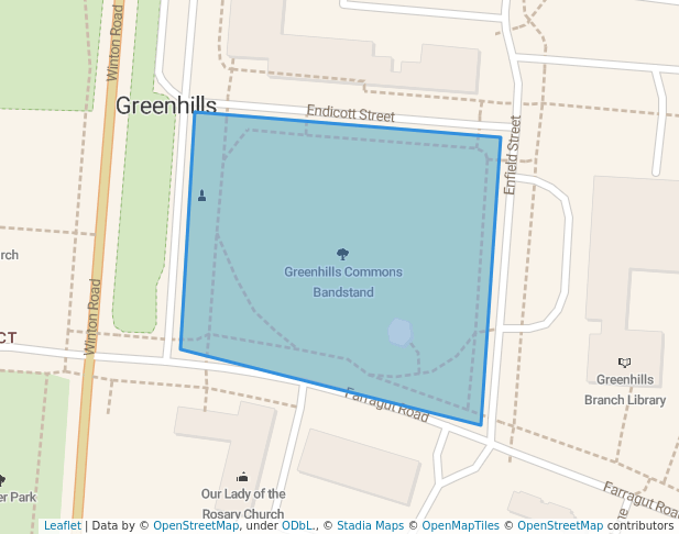 Greenhills Commons Bandstand