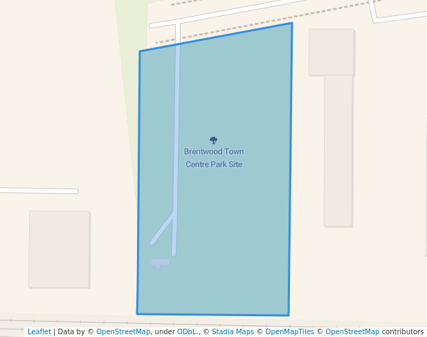 Brentwood Town Centre Park Site