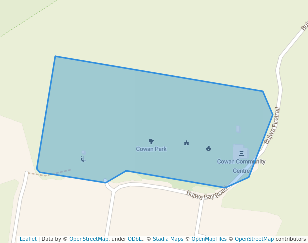 walking in Cowan Park map in Cowan