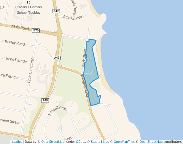 walking in Toukley Lions Park map in Norah Head