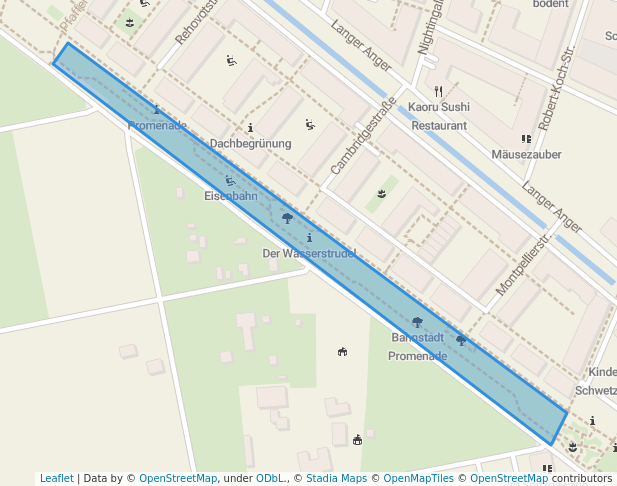Bahnstadt Promenade