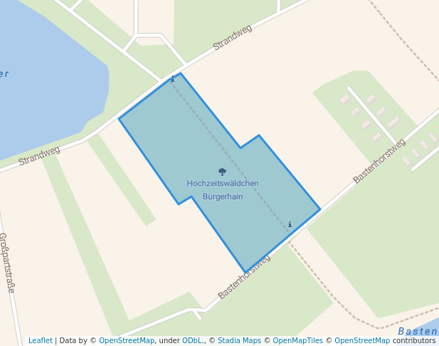 walking in Hochzeitswäldchen Bürgerhain map in Ludwigshafen am Rhein