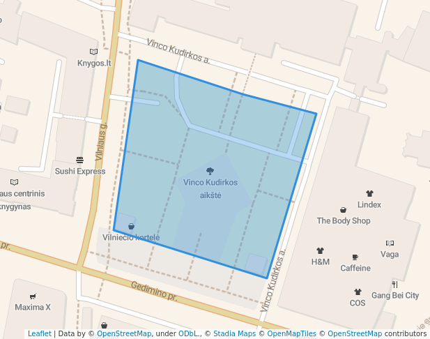 Vincas Kudirka square