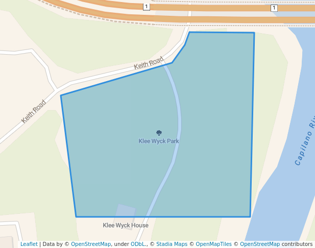 walking in Klee Wyck Park map in West Vancouver