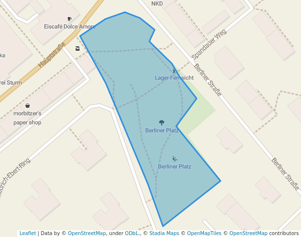 walking in Berliner Platz map in Lohfelden