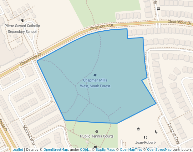 Chapman Mills West, South Forest