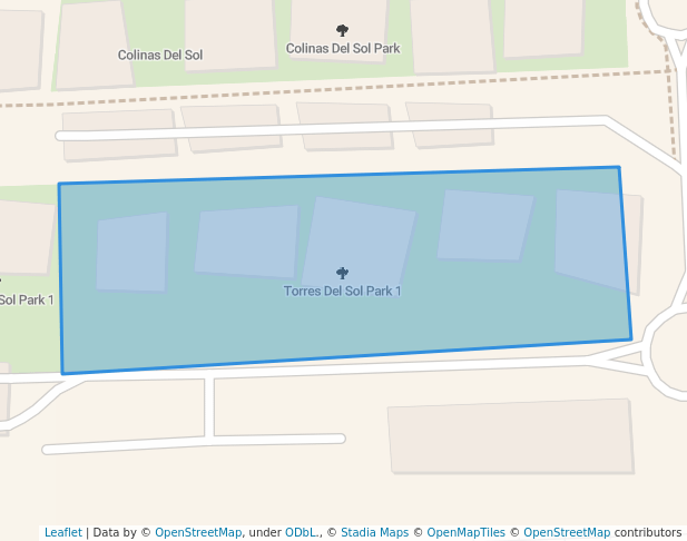 Torres Del Sol Park 1 in Tres Rios | Map and Routes