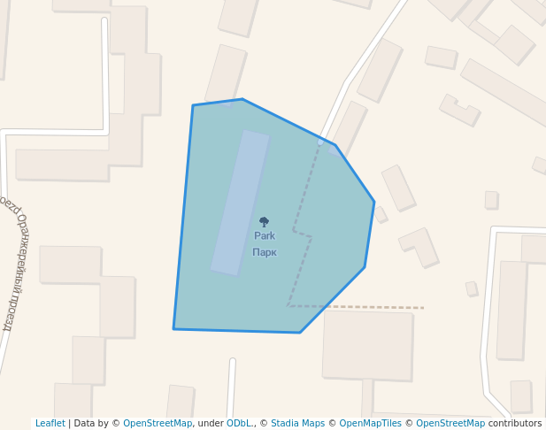 walking in Парк map in Pyatigorsk