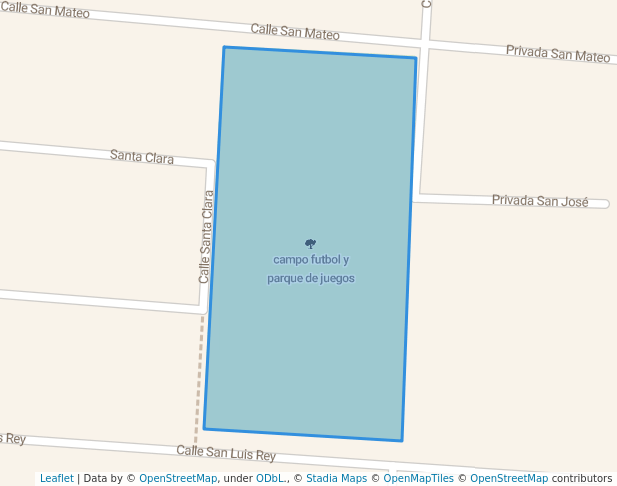 walking in campo futbol y parque de juegos map in Irapuato