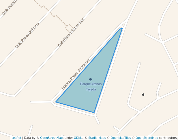 walking in Parque Parte Alta Tejeda map in El Pueblito