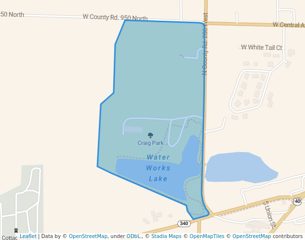 walking in Craig Park map in Brazil