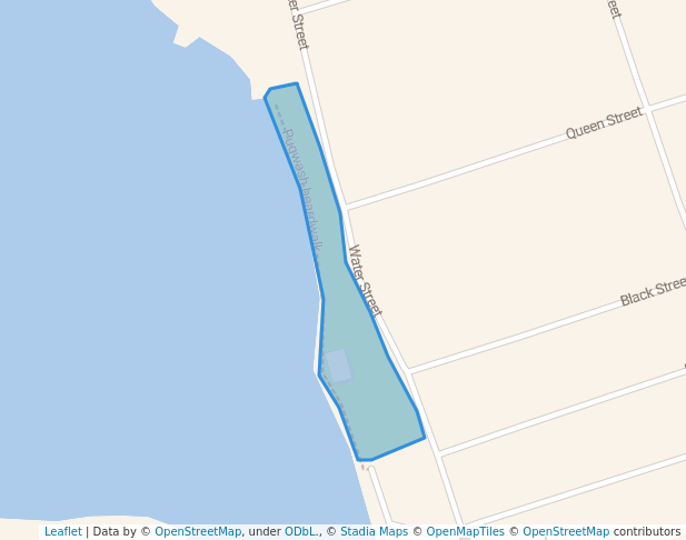 walking in Eaton park map in Pugwash