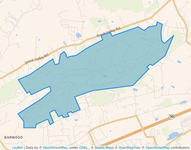 walking in Rocky Ridge County Park map in York