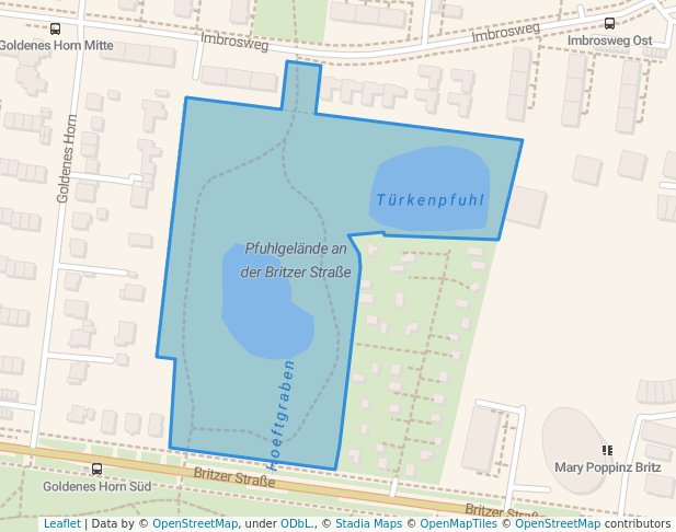 Pfuhlgelände an der Britzer Straße