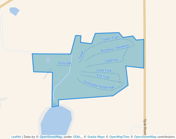 walking in Bottineau Winter Park map in Bottineau