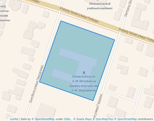 walking in Дворец культуры map in Kizlyar