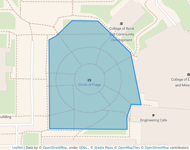 walking in Cornerstone Plaza map in Fairbanks