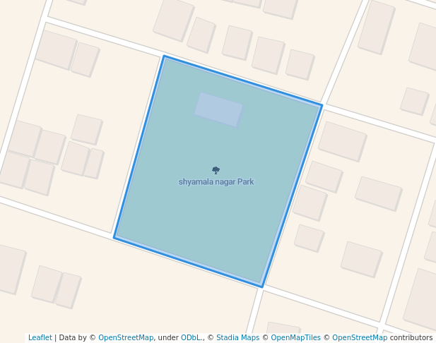 walking in shyamala nagar Park map in Guntur