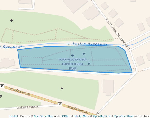 ПАРК  ВЕЛЬОВА БАНЯ