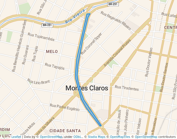 Canteiro Central Avenida Deputado Esteves Rodrigues in Montes Claros ...