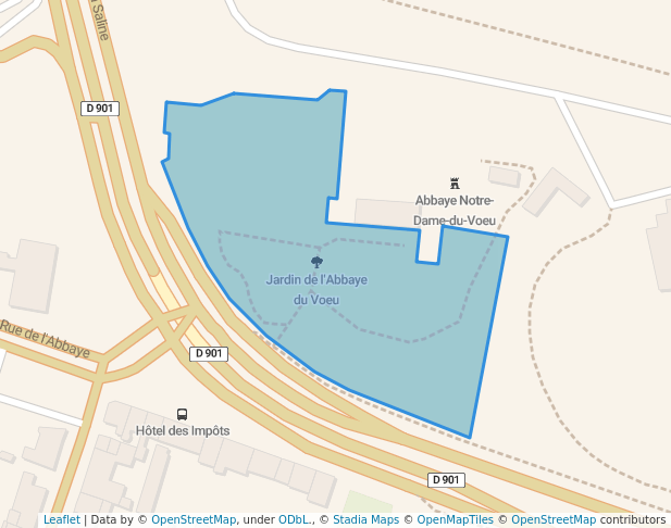 Jardin de l'Abbaye du Voeu