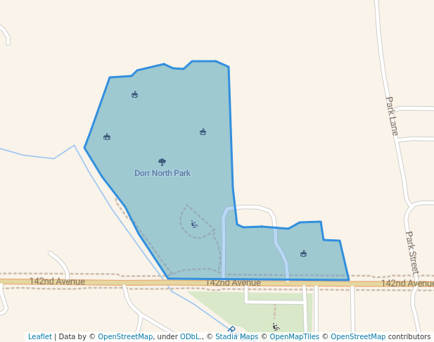 walking in Dorr North Park map in Dorr
