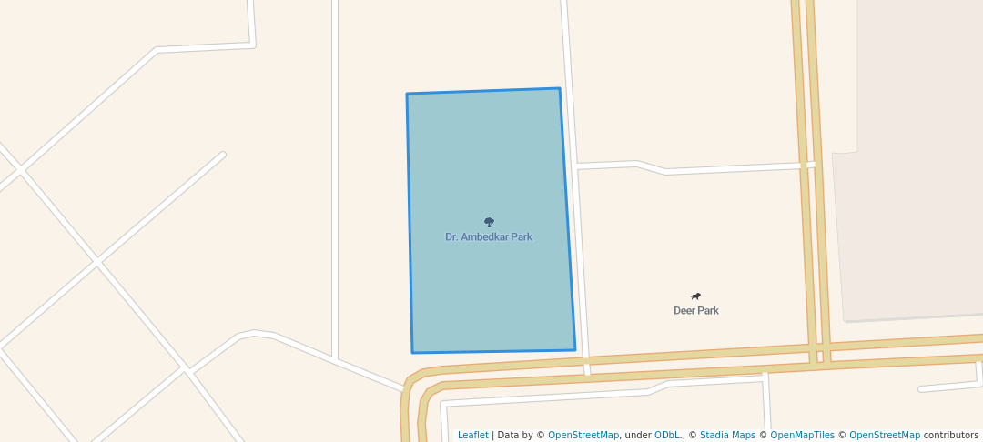 walking in Dr. Ambedkar Park map in Angul