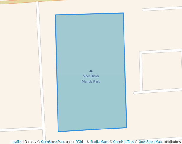 walking in Veer Birsa Munda Park map in Angul