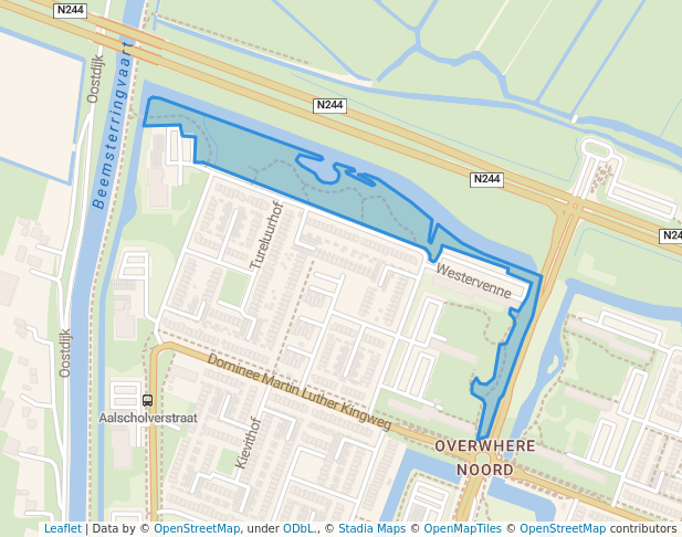 walking in Gruttopark map in Purmerend