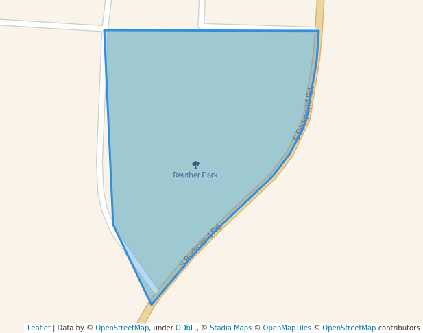 walking in Reuther Park map in Jacksonville