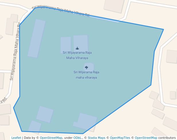 walking in Sri Wijerama Raja maha viharaya map in Nugegoda