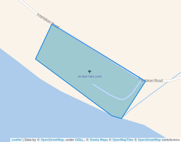 walking in Amber lake park map in Fairmont