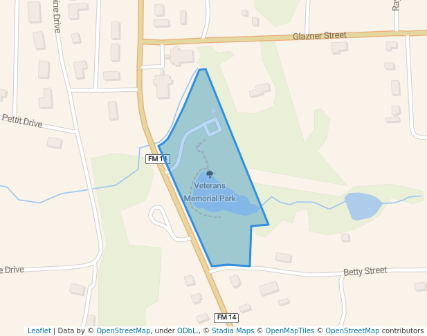 walking in Veterans Memorial Park map in Hawkins