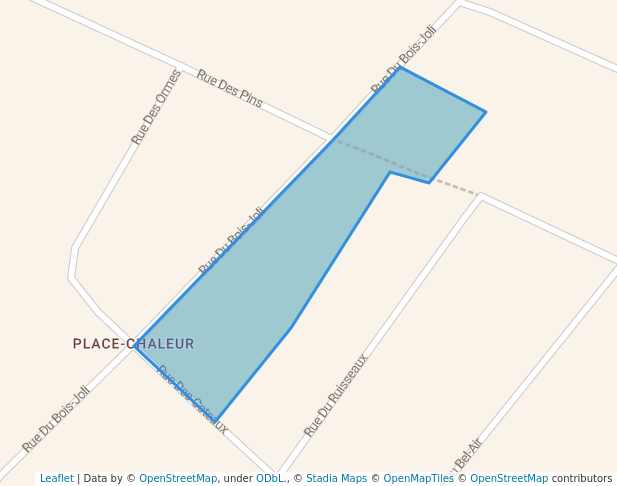walking in Parc "Maman Luc" Albina-Fortin-Tremblay map in Matane