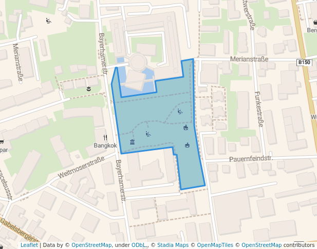 walking in Dr.-Hans-Lechner-Park map in Salzburg