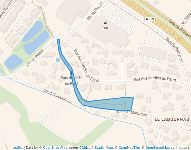 Parc du jardin du Peret