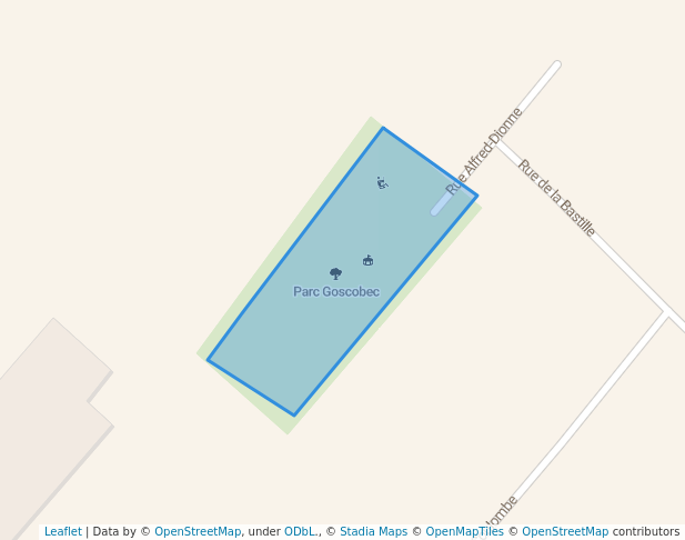 walking in Parc Goscobec map in Rivière-du-Loup