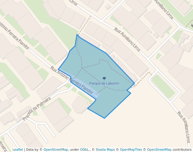 walking in Parque de Laborim map in Vila Nova de Gaia