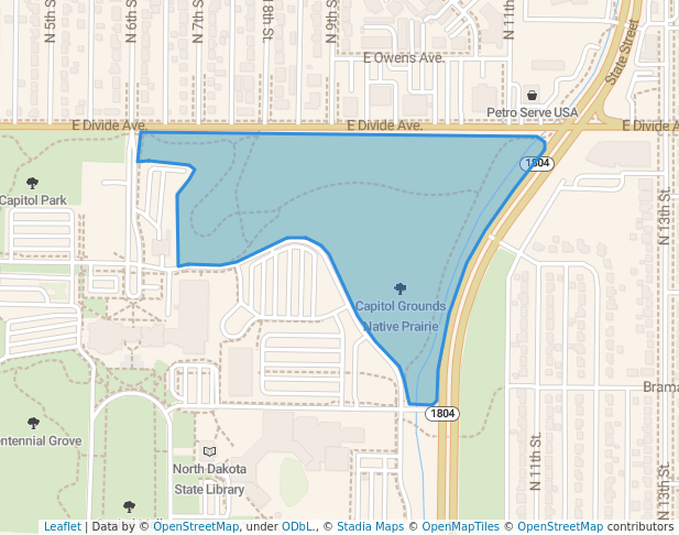 Capitol Grounds Native Prairie