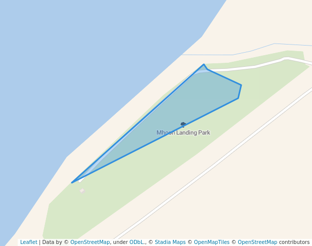 walking in Mhoon Landing Park map in Tunica