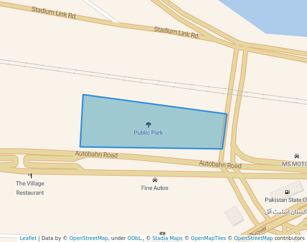 walking in Public Park map in Hyderabad