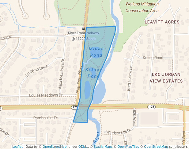 Riverfront Park Fishing Ponds