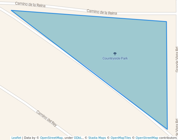 walking in Countryside Park map in Torrington
