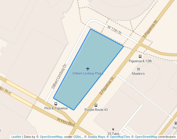 Gilbert Lindsay Plaza