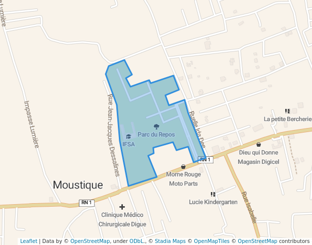 walking in Parc du Repos map in Vaudreuil